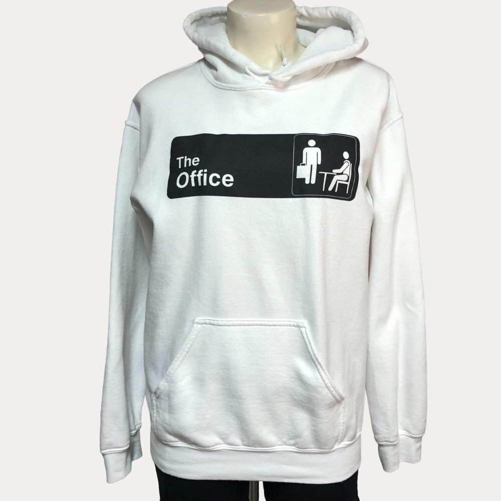 THE Office White Hoodie Unisex Size Small